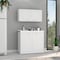 Tuhome Zurich Cabinet Set, Two Shelves, White SLB6760 - alternate 2